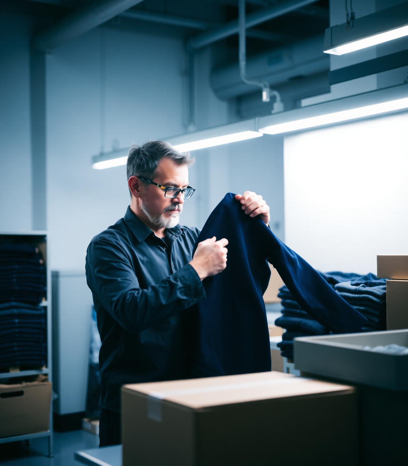 Deliver stage of apparel manufacturing